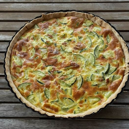 Tarte courgettes-tomates