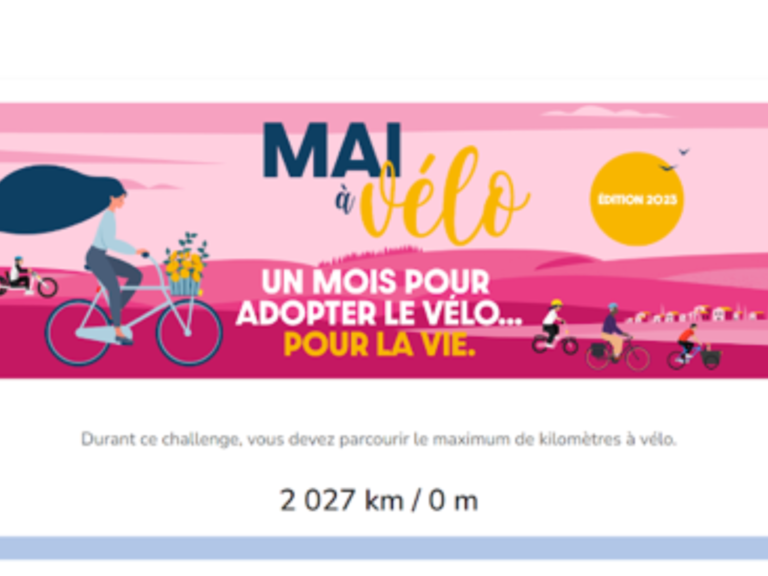 Défi mai à vélo