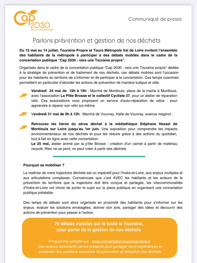 Parlons prévention et gestion de nos déchets