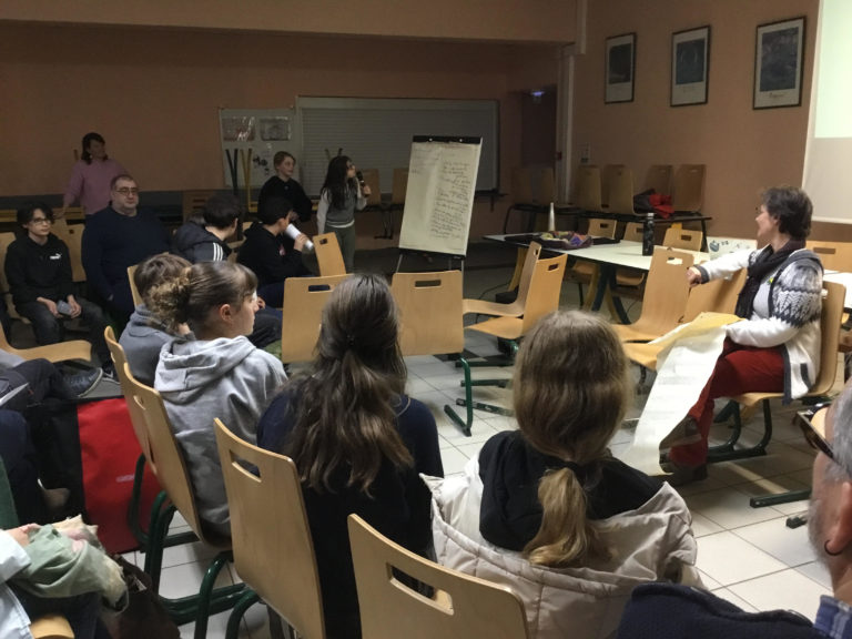 Déroulé de la soirée au collège: dérèglement climatique. et toi, ça te fait quoi?