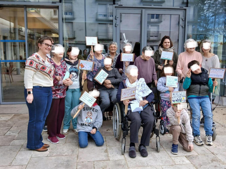 Atelier intergénérationnel autour du jardin de l&rsquo;Ehpad de la Bourdaisière