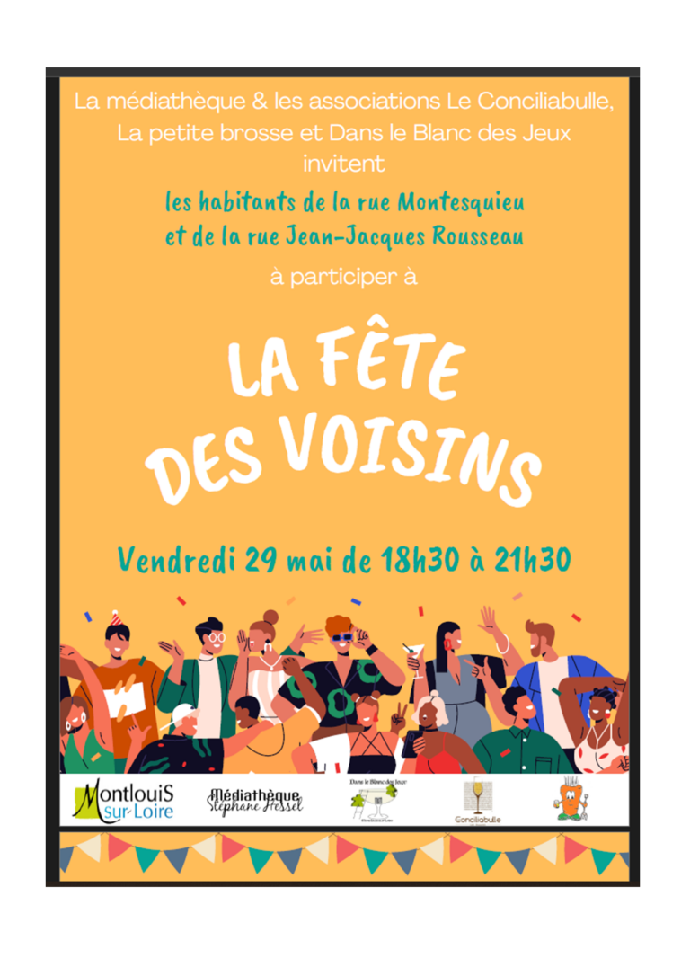Fête des voisins vendredi 29 mai