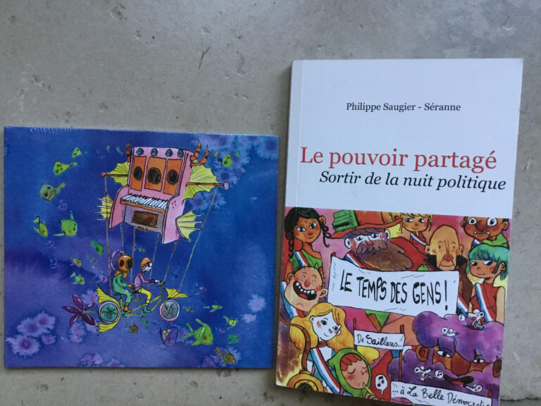 Le pouvoir partagé. Sortir de la nuit politique. Livre et CD spectacle piano vélo